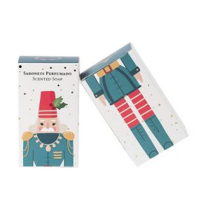 Мыло "Синий рождественский щелкунчик с аргановым маслом и маслом ши", Essencias De Portugal Blue Christmas Nutcraker
