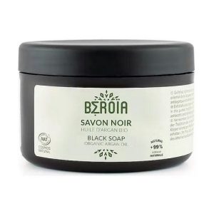 Алеппское черное мыло с органическим аргановым маслом, Beroia Aleppo Black Soap With Organic Argan Oil