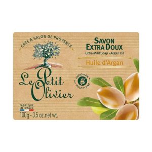 Мыло экстранежное с экстрактом арганового масла, Le Petit Olivier Vegetal Oils Soap Argan Oil