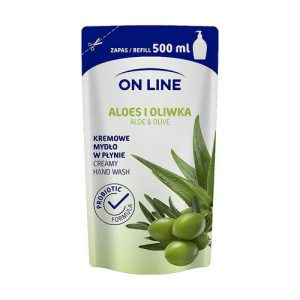 Жидкое мыло "Алоэ и Олива", On Line Aloe & Olive Liquid Soap (сменный блок)