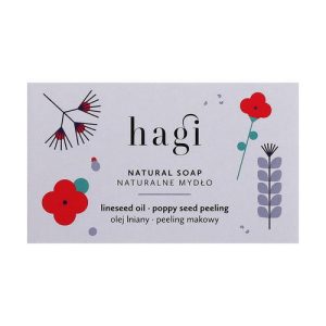 Натуральное мыло с маслом облепихи и маком, Hagi Natural Soap