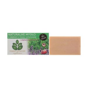 Натуральное мыло "Масло лимонной травы и лаванды", Powrot do Natury Natural Soap Lemon grass and lavender Oil