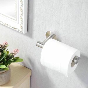 Держатель для туалетной бумаги Штольц St_lz, 16,2x2,5x9,5 см, нержавеющая сталь