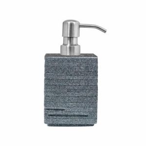 Дозатор для жидкого мыла Brick, цвет серый, 430 мл