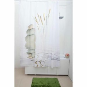 Штора для ванной NICE, с утяжелителем, 180х200 см