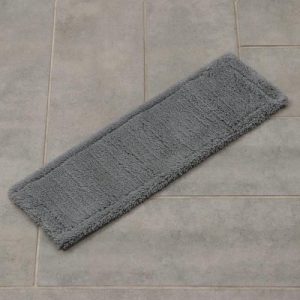 Насадка для плоской швабры Доляна 43x13 см, 60 гр, цвет серый