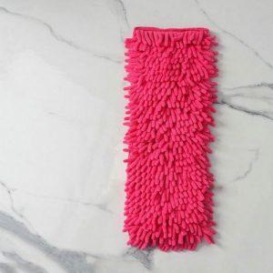 Насадка для швабры с зажимом-бабочкой Доляна, микрофибра букля 39x28 см, цвет МИКС