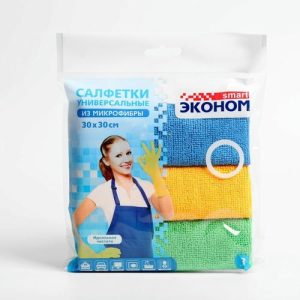 Микрофибра салфетка Эконом smart 30х30 80*20 №3