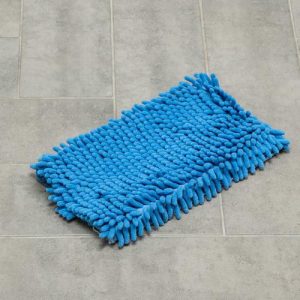 Насадка для плоской швабры с зажимом-бабочкой Доляна, 37x25 см, микрофибра букли, цвет МИКС
