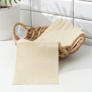 Салфетки для кухни из бамбука GRIFON, 30x38 см, 3 шт, цвет салатовый