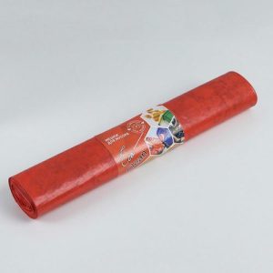 Мешки для раздельного сбора мусора, 120 л, 70x108 см, 10 шт, ПВД, 40 мкм, для неперерабатываемых отходов, цвет красный