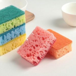 Набор губок бытовых с чистящим слоем «Макси», 9x6x3,5 см, 5 шт