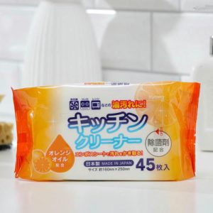 Салфетки влажные для уборки на кухне Kyowa, 45 шт