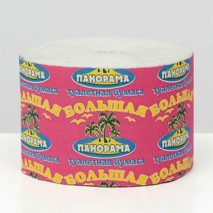 Бумага туалетная Большая Панорама без втулки, 1 шт