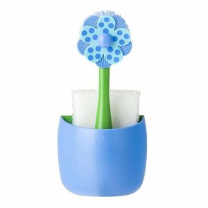 Щётка для посуды + губка на подставке Lolaflor