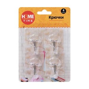 Крючки, Home Time, 4 шт., в ассортименте