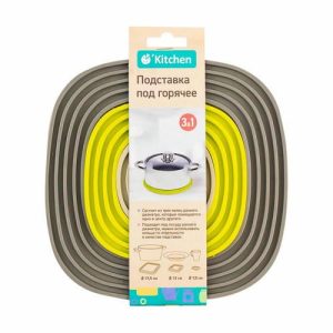 Подставка под горячее, O`Kitchen, 3 в 1, в ассортименте