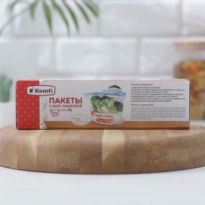 Пакеты с sаfe-защёлкой 1 л - 15 шт.