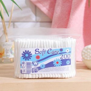 Ватные палочки Soft Care, 200 шт
