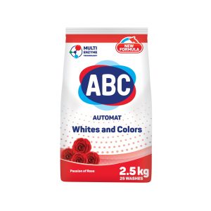 АВС Стиральный порошок автомат. 2,5 кг. (роза) - Automat Detergent 2,5 Kg. rose